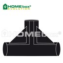 Homebox Spare Parts T piece Connector 22mm