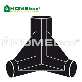 Homebox Spare Parts 3 way connector 16mm one Box a 8 pieces