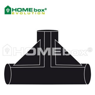 Homebox Spare Parts T Stück Verbinder 22mm 2 Stück