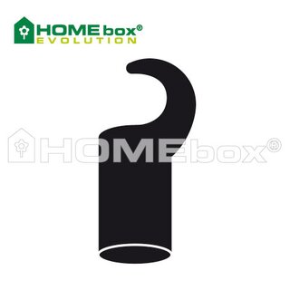 Homebox Spare Parts Haken kurz 22mm (Box a 4 Stück)