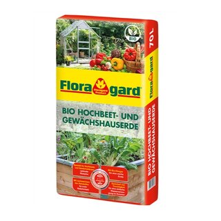 Floragard Bio Hochbeet- und Gewchshauserde 70 Liter