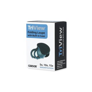 Carson TriView 5x/10x/15x Klapplupe TV-15